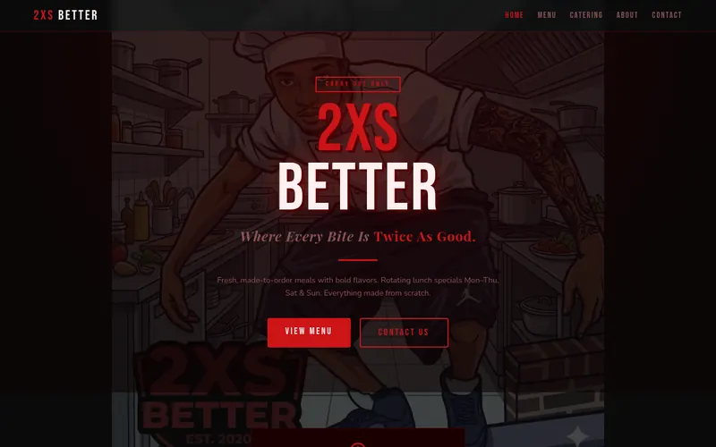 Homepage of 2xsbetter.com