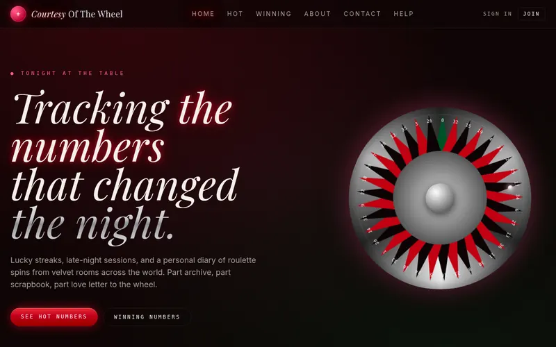 Homepage of courtesyofthewheel.com